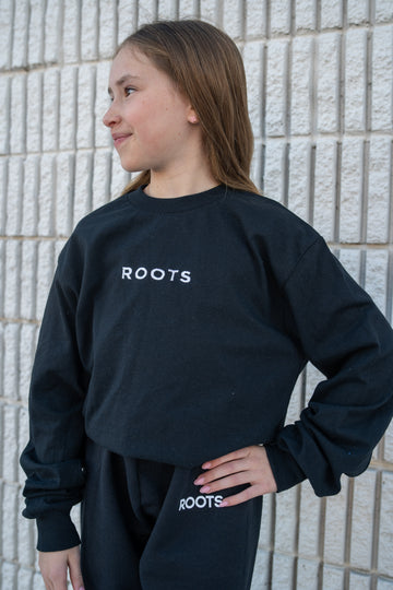 ROOTS Long Sleeve T-Shirt - Black
