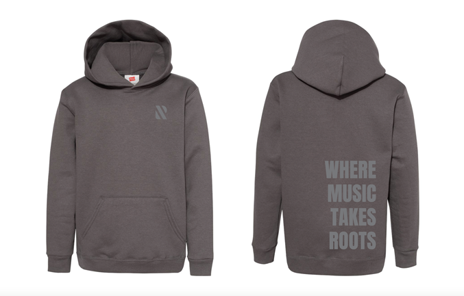 Where the Music Takes ROOTS Sweatshirt - DARK GREY YOUTH