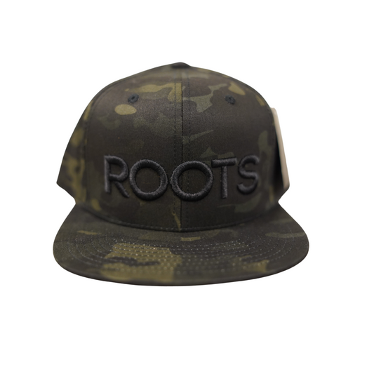 ROOTS Flat Bill Hat - Camo