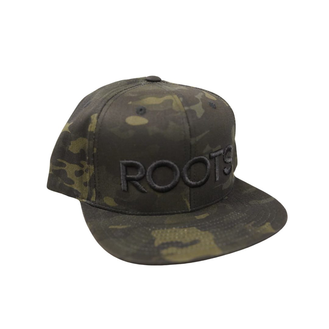 ROOTS Flat Bill Hat - Camo