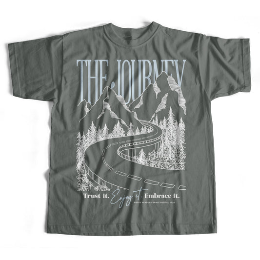 The Journey - Grey T-shirt (YOUTH-ADULT)