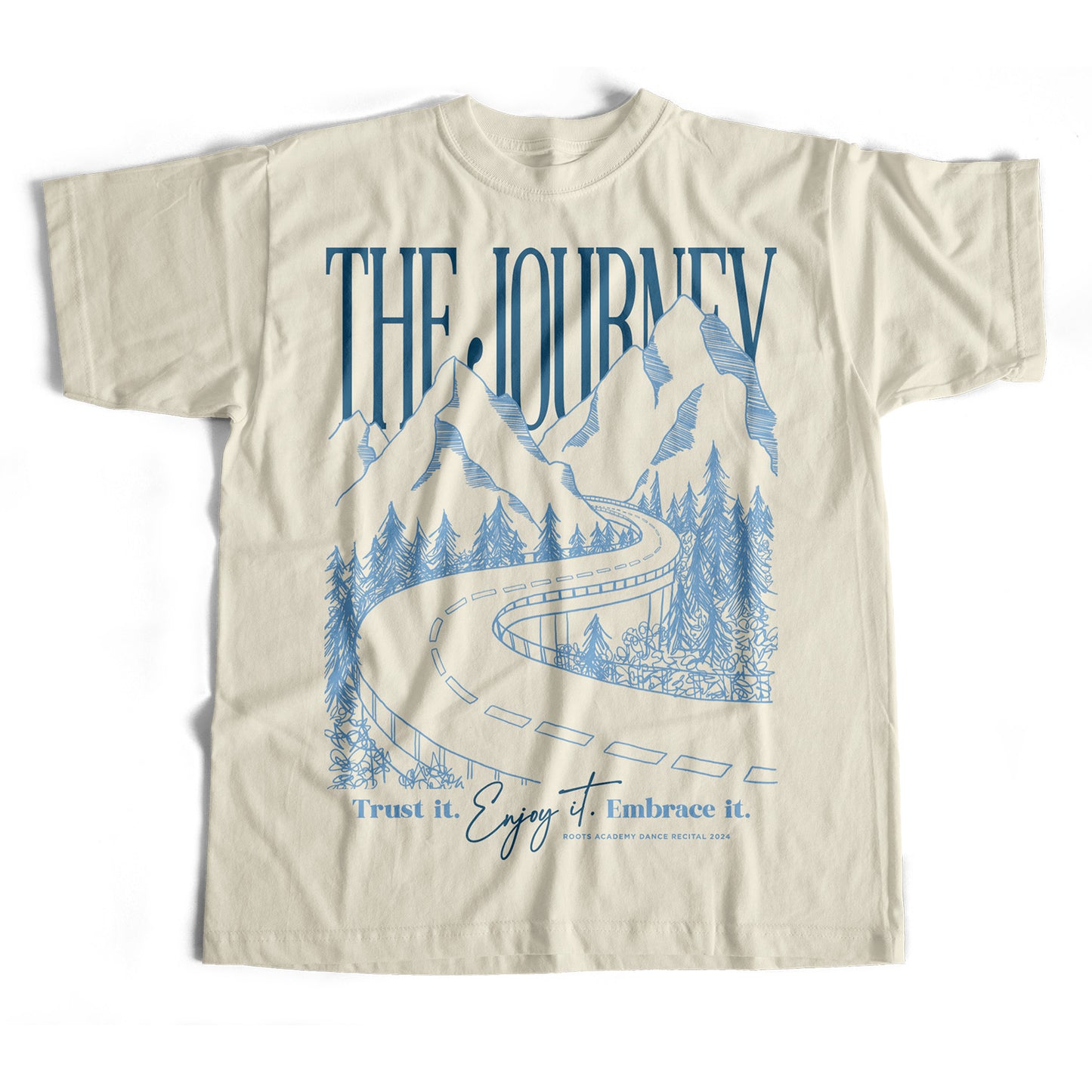 The Journey - Cream T-shirt (YOUTH-ADULT)